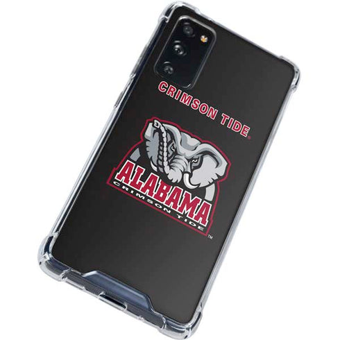 University of Alabama Primary Logo Galaxy S20 FE Clear Case